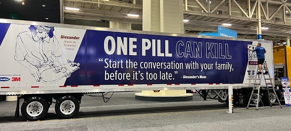 Fentanyl Trailer Wrap