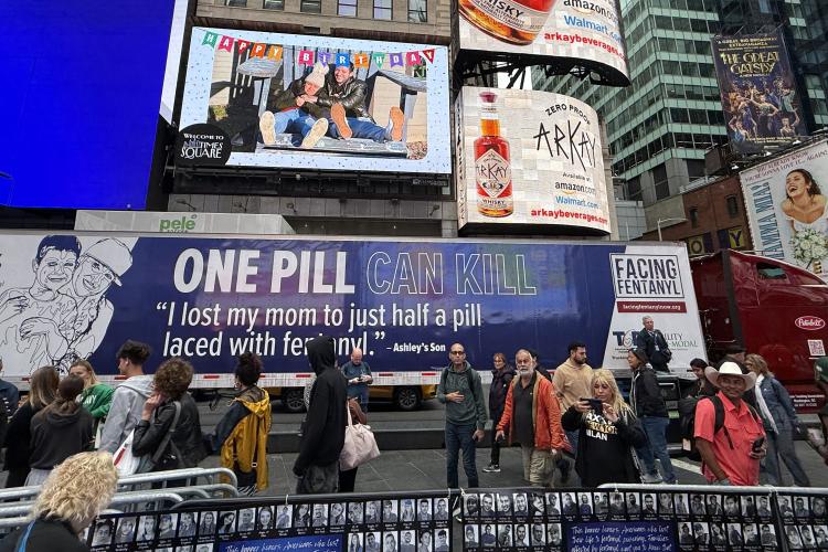 2025 Facing Fentanyl Times Square